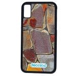 كفر آيفون XS بتصميم صخور ملونه