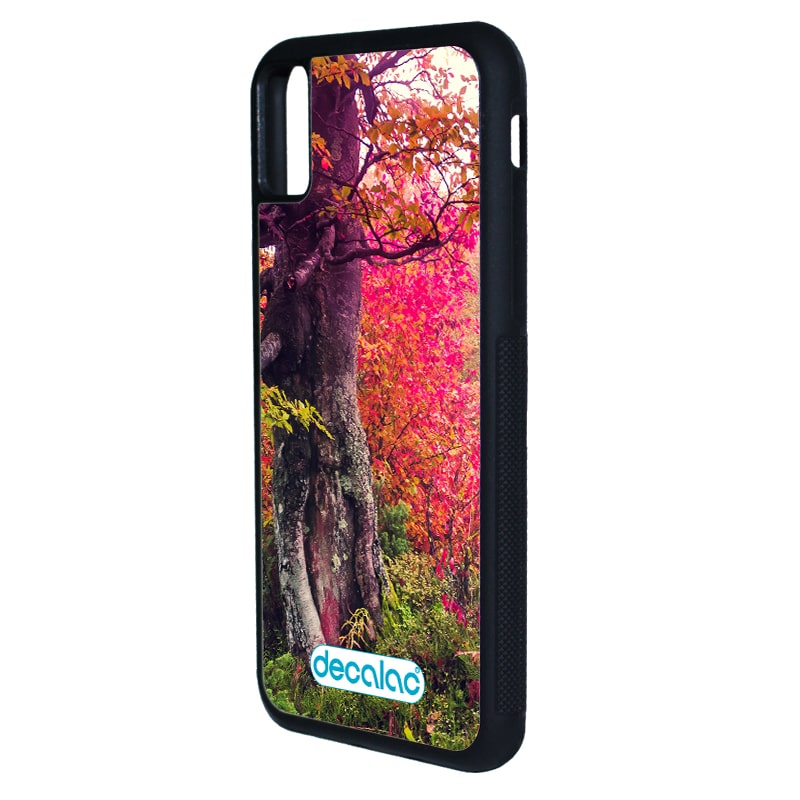 كفر-آيفون-XS-بتصميم-غابه-ورود-1