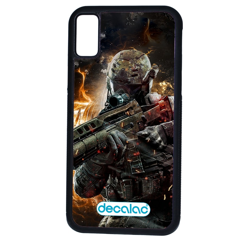 كفر آيفون XS بتصميم نيران معارك كول أوف ديوتي كفر آيفون XS بتصميم نيران معارك كول أوف ديوتي