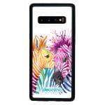 كفر جلاكسي اس 10 بتصميم حمار وحشي ملون