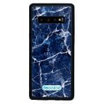 كفر جلاكسي اس 10 بلس بتصميم أزرق وأبيض