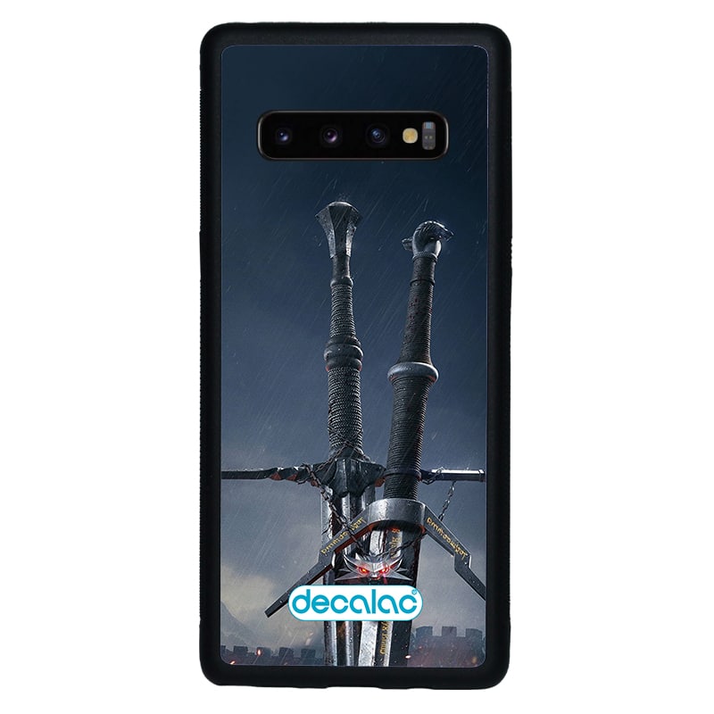 كفر جلاكسي اس 10 بلس بتصميم سيف فضي أفعواني من ذا ويتشر 3 وايلد هانت كفر جلاكسي اس 10 بلس بتصميم سيف فضي أفعواني من ذا ويتشر 3 وايلد هانت