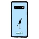 كفر جلاكسي اس 10 بلس بتصميم طائر أسود