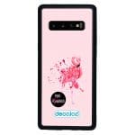 كفر جلاكسي اس 10 بلس بتصميم فلامنجو وردي