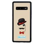 كفر جلاكسي اس 10 بلس بتصميم قبعة وشوارب