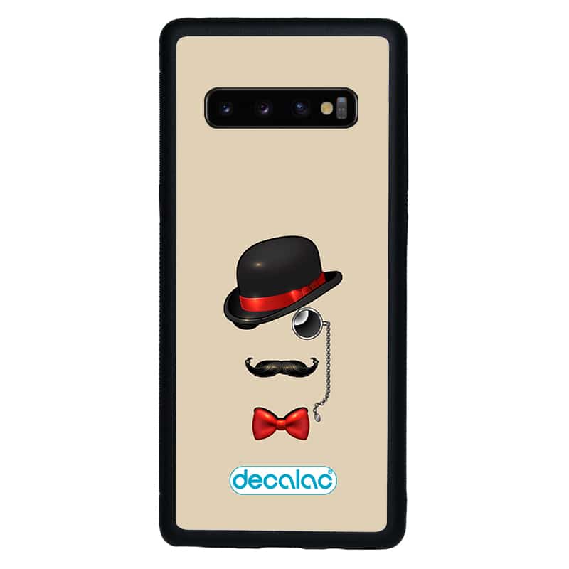 كفر جلاكسي اس 10 بلس بتصميم قبعة وشوارب كفر جلاكسي اس 10 بلس بتصميم قبعة وشوارب