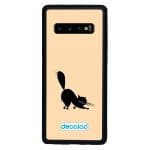 كفر جلاكسي اس 10 بلس بتصميم قط اسود