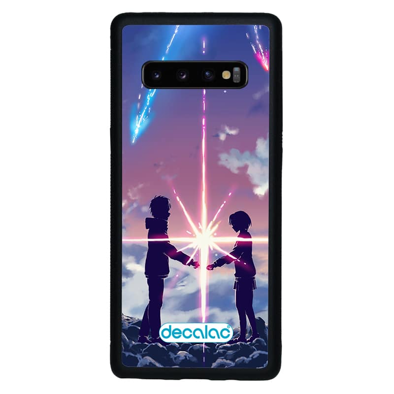 كفر جلاكسي اس 10 بلس بتصميم لحظه اللقاء انمي أسمك كفر جلاكسي اس 10 بلس بتصميم لحظه اللقاء انمي أسمك