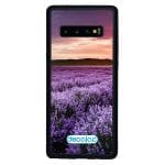 كفر جلاكسي اس 10 بلس بتصميم ورود بنفسجيه