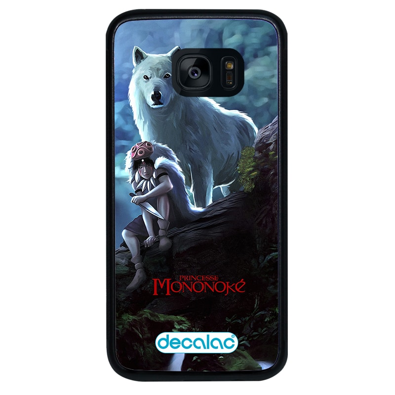 كفر جلاكسي اس 7 ايدج بتصميم الاميرة مونونوكي مع ذئب كفر جلاكسي اس 7 ايدج بتصميم الاميرة مونونوكي مع ذئب