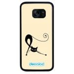 كفر جلاكسي اس 7 ايدج بتصميم قطه كرتونيه