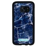 كفر جلاكسي اس 7 بتصميم أزرق وأبيض