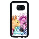 كفر جلاكسي اس 7 بتصميم حمار وحشي ملون