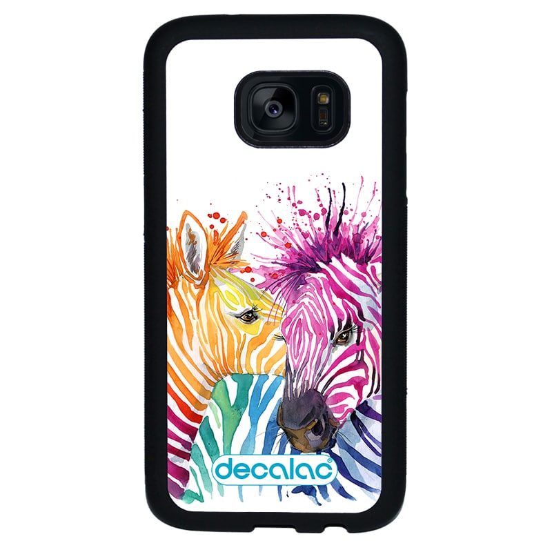 كفر جلاكسي اس 7 بتصميم حمار وحشي ملون كفر جلاكسي اس 7 بتصميم حمار وحشي ملون