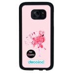 كفر جلاكسي اس 7 بتصميم فلامنجو وردي