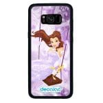 كفر جلاكسي اس 8 بتصميم الاميرة بيلا بفستان لامع