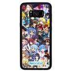 كفر جلاكسي اس 8 بتصميم الشخصيات اللطيفه كل الانميات