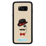 كفر جلاكسي اس 8 بتصميم قبعة وشوارب