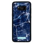 كفر جلاكسي اس 8 بلس بتصميم أزرق وأبيض