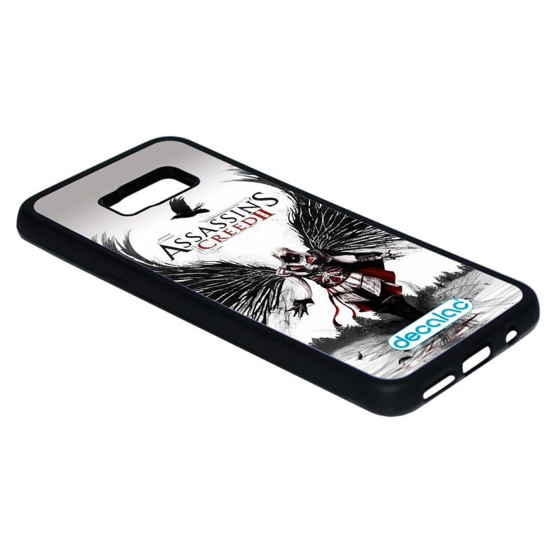 كفر-جلاكسي-اس-8-بلس-بتصميم-أساسنز-كريد-الجناح-الأسود-2