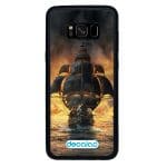 كفر جلاكسي اس 8 بلس بتصميم أساسنز كريد بلاك فلاغ