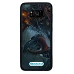 كفر جلاكسي اس 8 بلس بتصميم الأرواح الشريرة بلود بورن