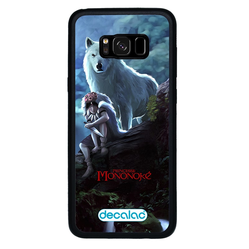 كفر جلاكسي اس 8 بلس بتصميم الاميرة مونونوكي مع ذئب كفر جلاكسي اس 8 بلس بتصميم الاميرة مونونوكي مع ذئب