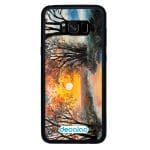 كفر جلاكسي اس 8 بلس بتصميم انعكاس الغروب