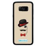 كفر جلاكسي اس 8 بلس بتصميم قبعة وشوارب