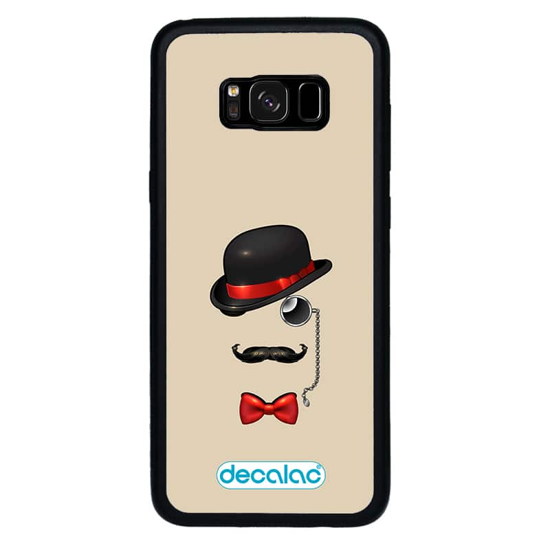 كفر جلاكسي اس 8 بلس بتصميم قبعة وشوارب كفر جلاكسي اس 8 بلس بتصميم قبعة وشوارب