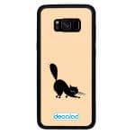 كفر جلاكسي اس 8 بلس بتصميم قط اسود