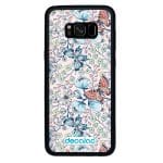 كفر جلاكسي اس 8 بلس بتصميم ورود وفراشات