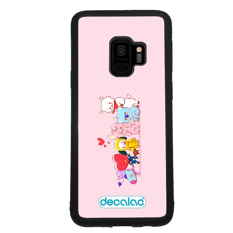 كفر جلاكسي اس 9 بتصميم شخصيات BT21 المحبوبة كفر جلاكسي اس 9 بتصميم شخصيات BT21 المحبوبة