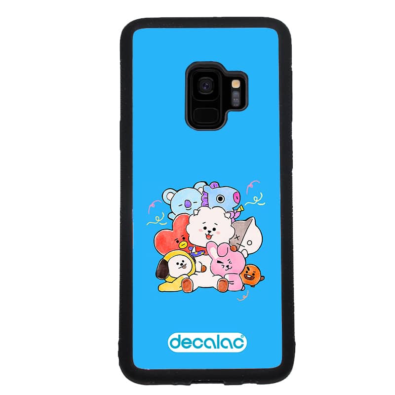 كفر جلاكسي اس 9 بتصميم عناق أر جي شخصيات BT21 كفر جلاكسي اس 9 بتصميم عناق أر جي شخصيات BT21