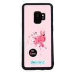 كفر جلاكسي اس 9 بتصميم فلامنجو وردي