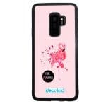 كفر جلاكسي اس 9 بلس بتصميم فلامنجو وردي