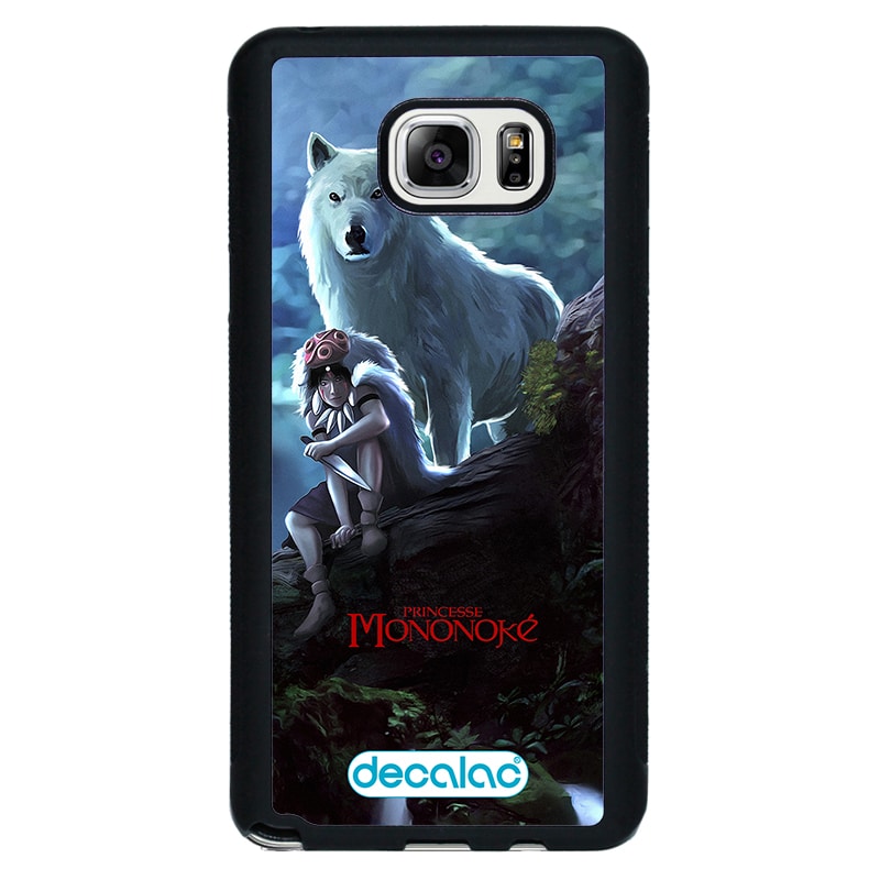 كفر نوت 5 بتصميم الاميرة مونونوكي مع ذئب كفر نوت 5 بتصميم الاميرة مونونوكي مع ذئب