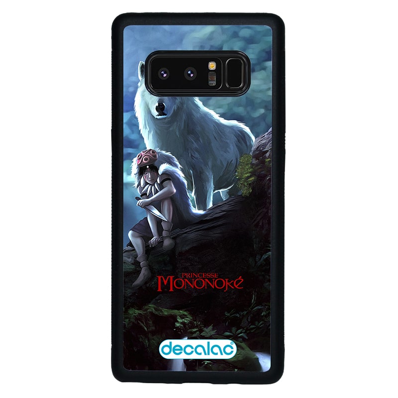 كفر نوت 8 بتصميم الاميرة مونونوكي مع ذئب كفر نوت 8 بتصميم الاميرة مونونوكي مع ذئب