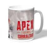 كوب قهوة بتصميم أبيكس ليجندز جبل طارق