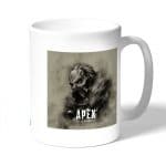 كوب قهوة بتصميم أبيكس ليجندز قلب أسود