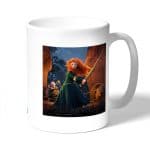 كوب قهوة بتصميم الاميره ميريدا تنقذ امها