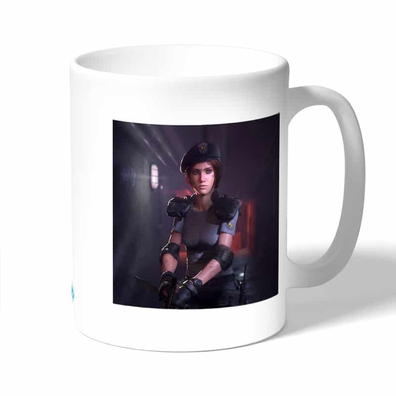 كوب قهوة بتصميم الشرطيه جيل فالنتاين رزدنت ايفل 3 كوب قهوة بتصميم الشرطيه جيل فالنتاين رزدنت ايفل 3