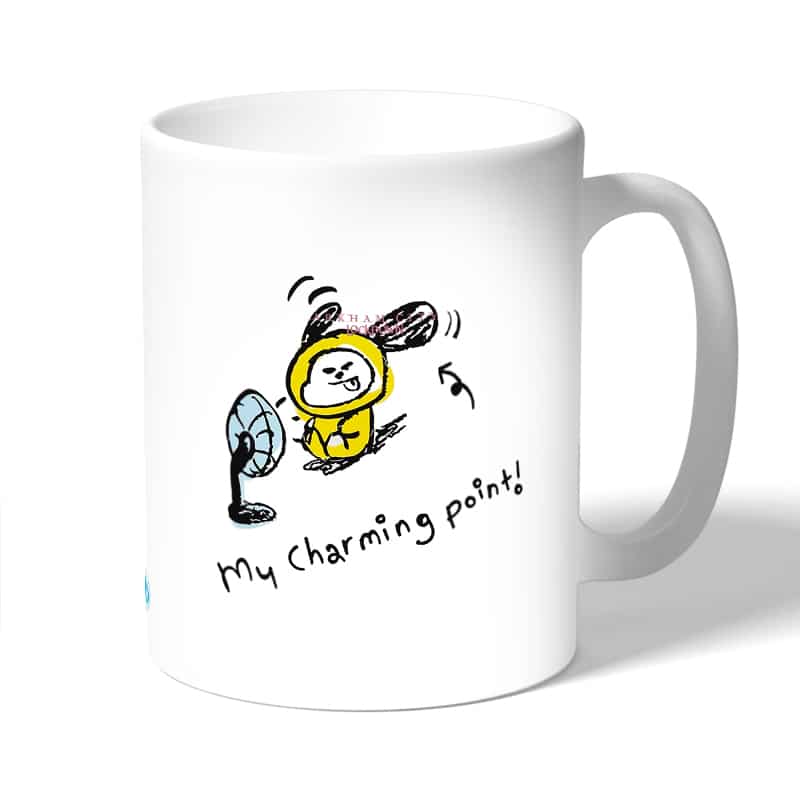 كوب قهوة بتصميم اللطيف شيمي شخصيات BT21 كوب قهوة بتصميم اللطيف شيمي شخصيات BT21