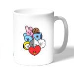 كوب قهوة بتصميم بتس شخصيات BT21