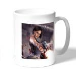 كوب قهوة بتصميم جيل فالنتاين اطلاق النار رزدنت ايفل 3