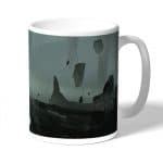 كوب قهوة بتصميم حافة العالم ديث ستراندنغ