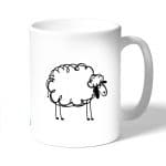 كوب قهوة بتصميم خروف