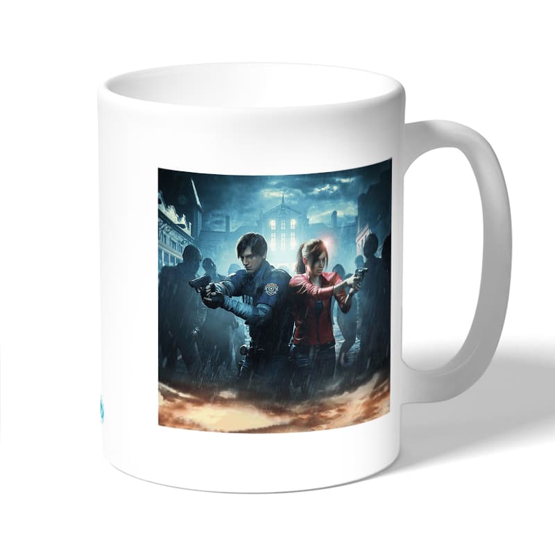 كوب قهوة بتصميم رزدنت إيفل 2 ريميك كوب قهوة بتصميم رزدنت إيفل 2 ريميك