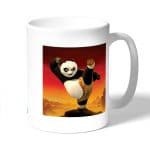 كوب قهوة بتصميم ركله كونغ فو باندا