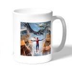 كوب قهوة بتصميم سبايدر مان ايرون مان